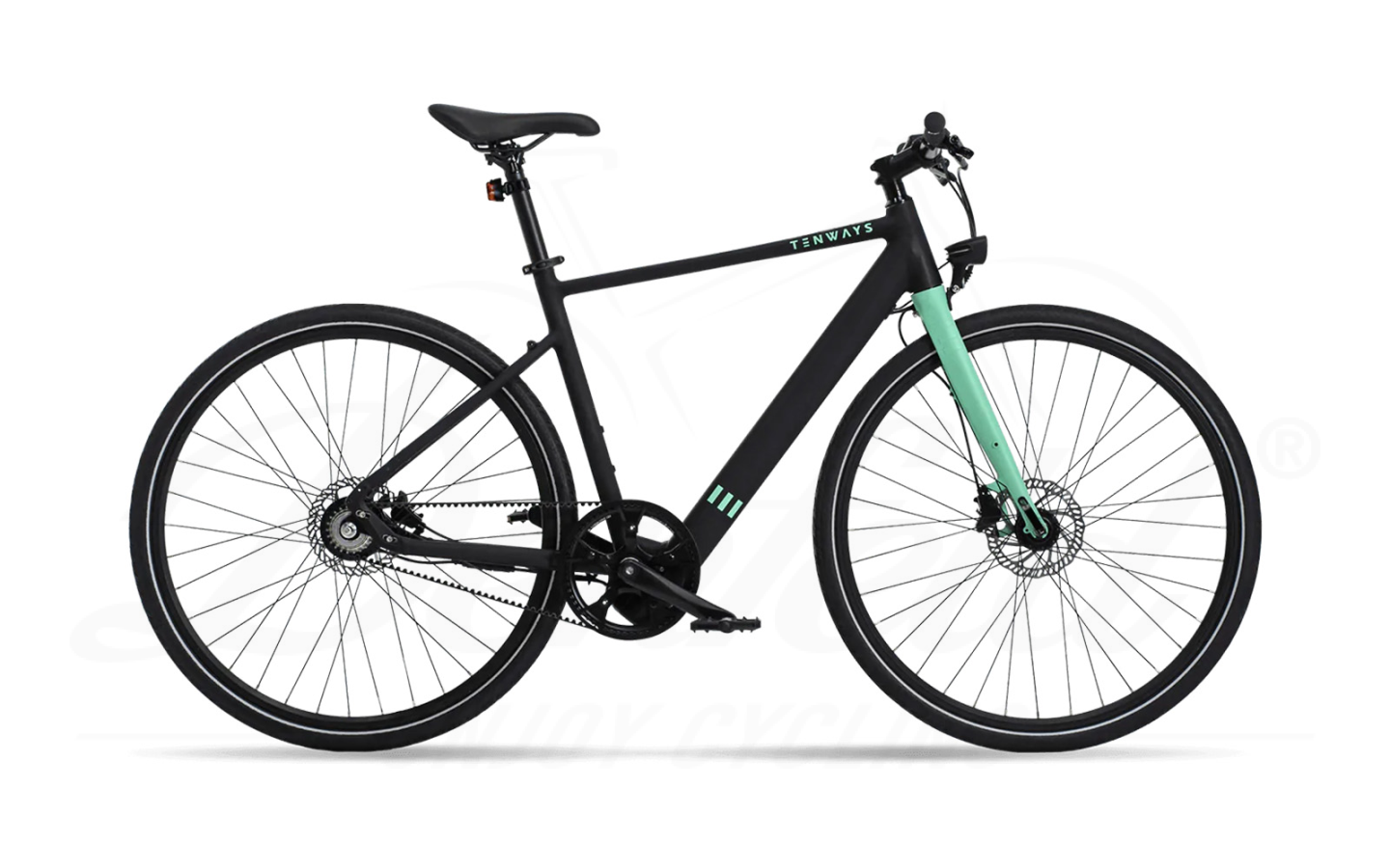 Tenways CGO600 Diamant 252Wh Black Green 2023 3 Tenways CGO600 Diamant 252Wh Black Green 2023